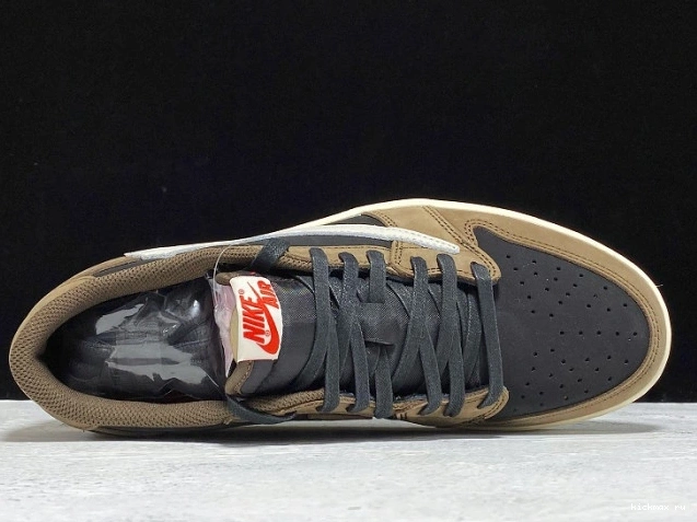 Rep Travis x 1 Mocha Air Scott CQ4277-001 OG Dark Jordan Low SP 0725